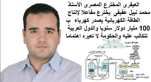 المخترع المصرى الأستاذ محمد نبيل عفيفى